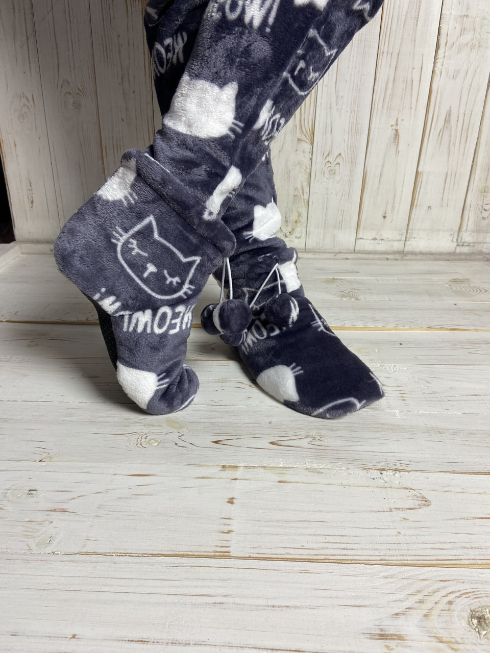 Terry Boots "Meow Violet"