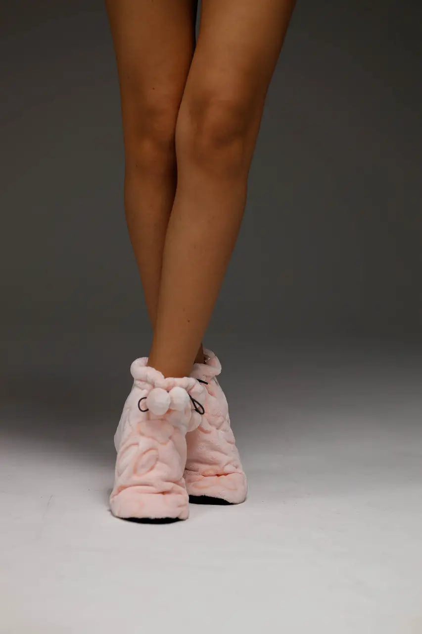 Terry Boots "Peach Paws"
